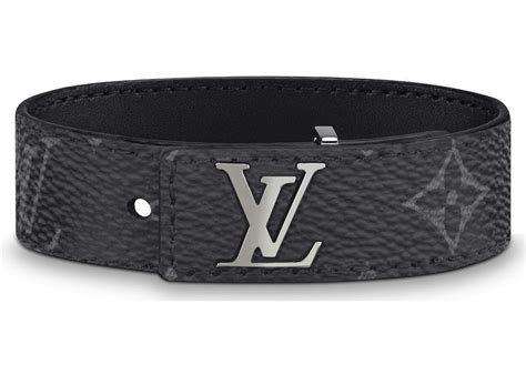 louis vuitton slim bracelet|Louis Vuitton black leather bracelet.